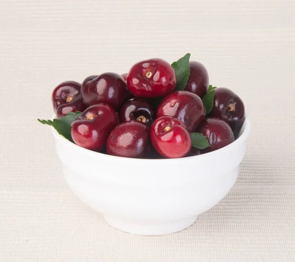 Fresh cherry berry on background — Stock Photo, Image