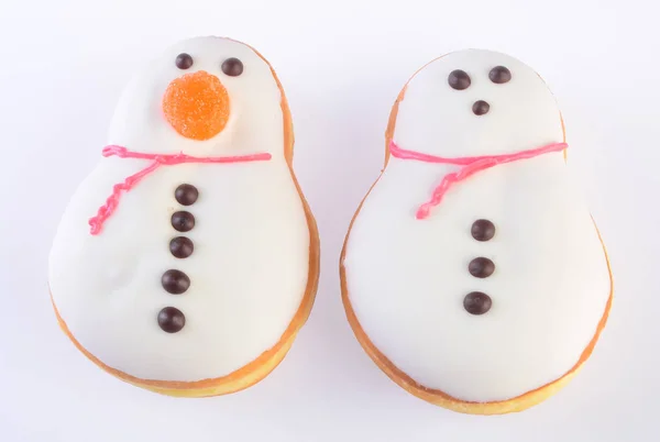Пончик Пончик Фоне Рождества — стоковое фото
