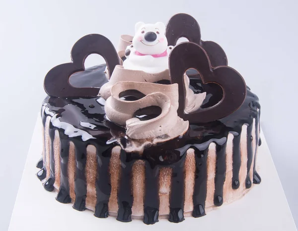 Cake Chocolate Ice Cream Cake — Stock Photo, Image