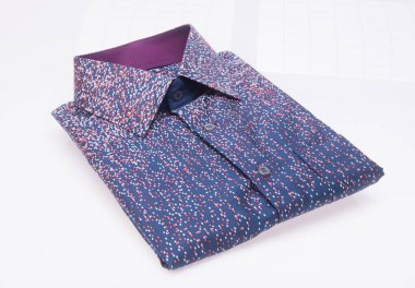 gömlek. arka plan üzerinde katlanmış erkek gömlek