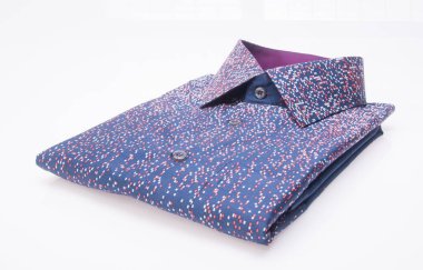 gömlek. arka plan üzerinde katlanmış erkek gömlek