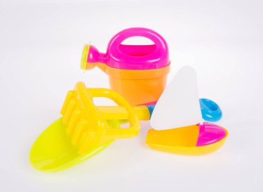oyuncak. arka plandaki sahil bebek oyuncakları.