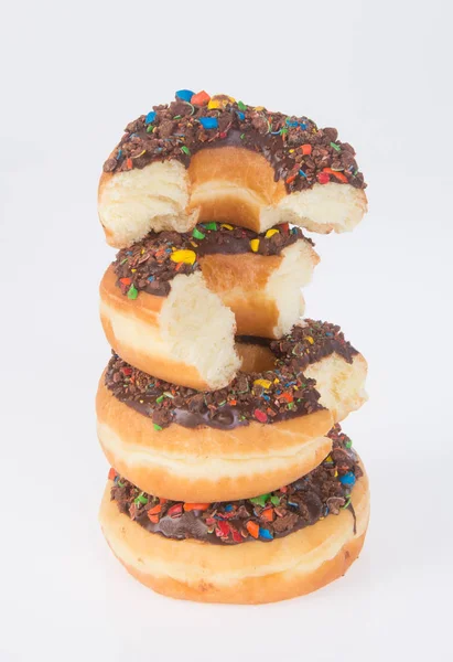 Donut Donuts Chocolate Fundo — Fotografia de Stock