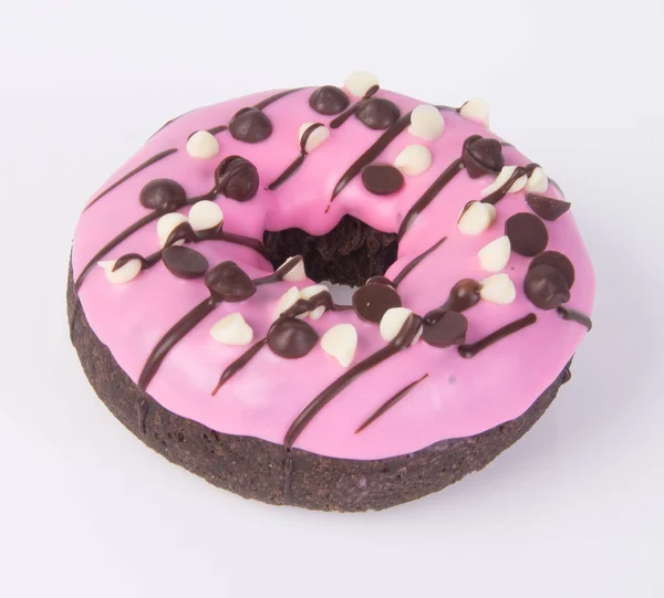 Donut Schokoladendonuts Hintergrund — Stockfoto