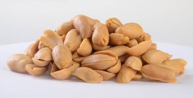 Fıstık veya bir arka plan üzerine kavrulmuş fıstık