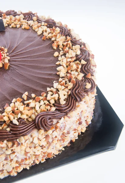 케이크입니다 초콜릿 아이스크림 케이크 — 스톡 사진