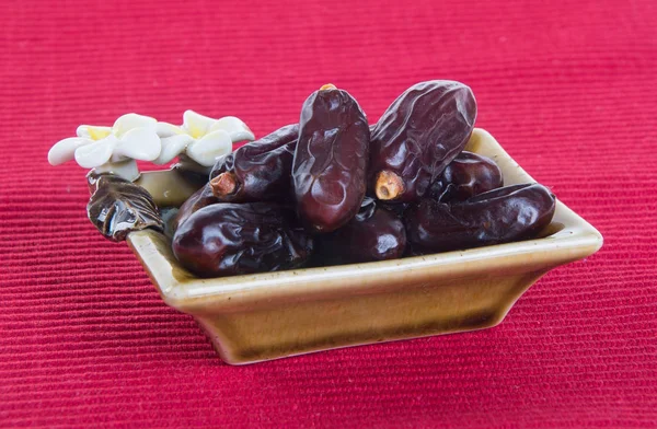 Dates, Dried dates on a background — Stock Photo, Image