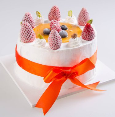 pasta, dondurma pasta arka plan üzerinde