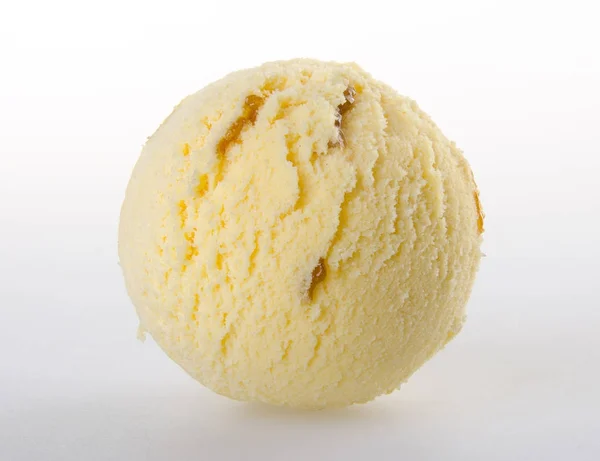Una cucharada de helado. helado en el fondo . —  Fotos de Stock