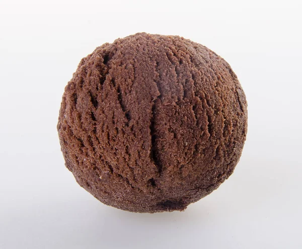 Kopeček Zmrzliny Čokoládová Zmrzlina — Stock fotografie