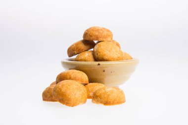 Fıstık çerez veya bir arka plan üzerinde Çince Geleneksel fıstık kurabiye