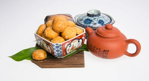 Biscoitos de amendoim e palavras chinesas não é um logotipo ou marca registrada . — Fotografia de Stock