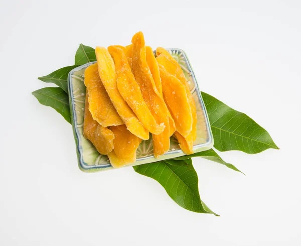 Dried Mango Dried Mango Slices Background — Stock Photo, Image