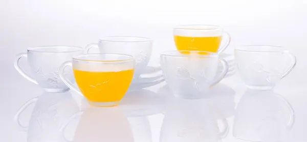 Glass Cup Background — Stock Photo, Image