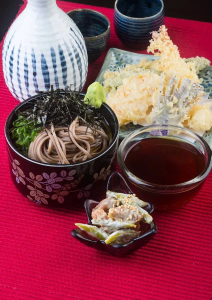 Japanese cuisine. udon on the background — Stock Photo, Image