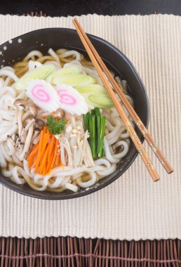 Japon mutfağı. Udon arka planda