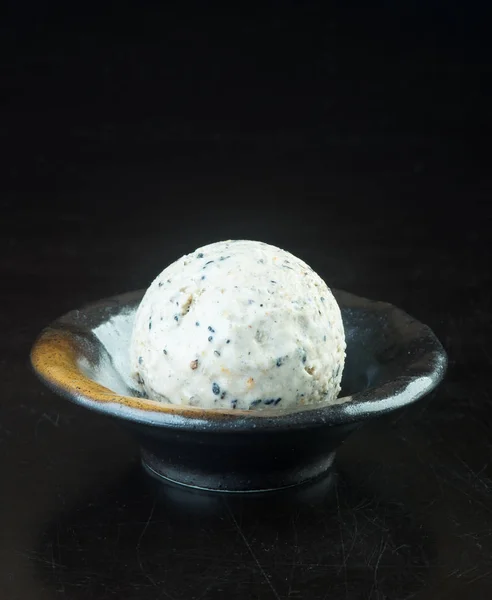 アイス クリーム 背景にアイス クリーム スクープ — ストック写真