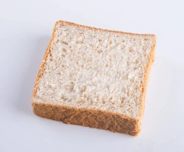 背景上のパンのスライス — ストック写真
