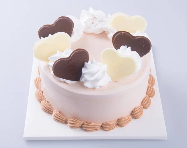 Ciasto Ciasto Czekoladowe Lody — Zdjęcie stockowe