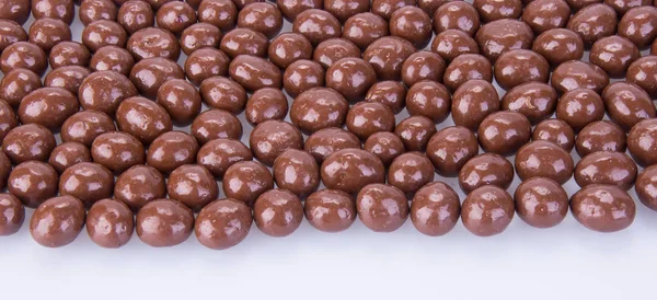 Chocolate balls. chocolate balls on a background — Stock Photo, Image