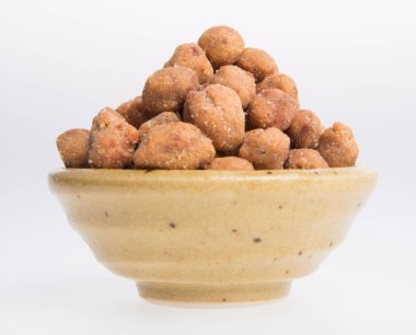 Fıstık veya bir arka plan üzerine kavrulmuş fıstık