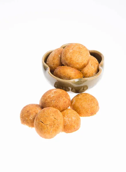 Peanut Cookies Eller Kinesiska Traditionella Peanut Cookies Bakgrund — Stockfoto