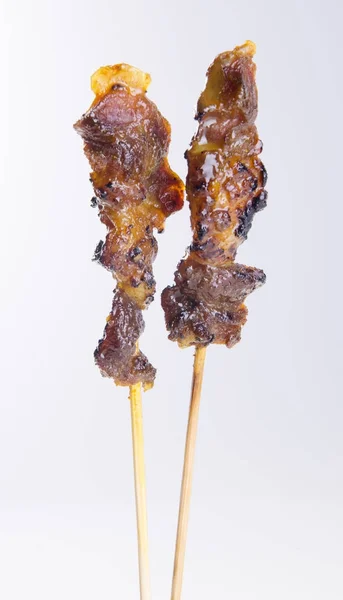 Satay Asian Cuisine Satay Background — Stock Photo, Image