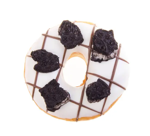 Donut Sweet Donut Sugar Isolated White Background — Stock Photo, Image