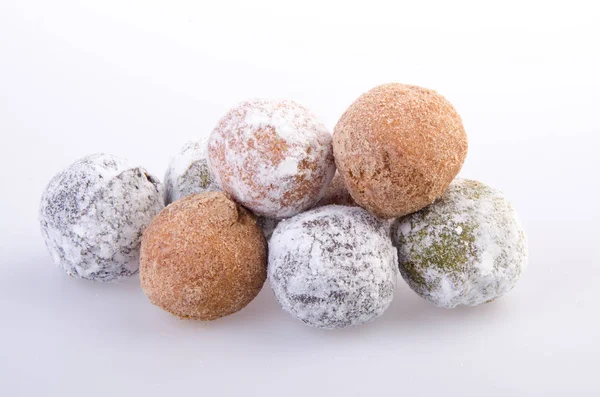 Donut. munchkins munkar på bakgrund — Stockfoto