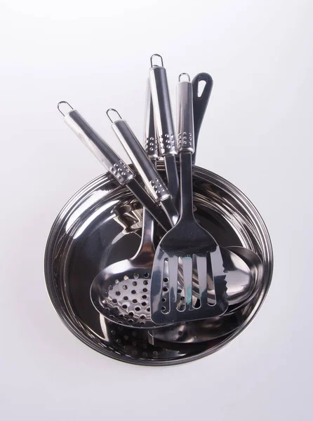 Kitchen utensils. kitchen utensilson on a background — Stock Photo, Image