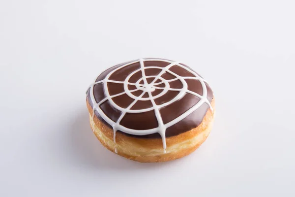 Donut. Halloween-Donut auf dem Hintergrund — Stockfoto