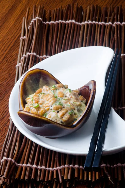 Japanese natto on the background — Stock Photo, Image