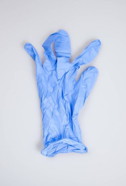 eldiven veya bir arka plan üzerinde lateks eldiven.