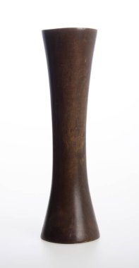 Vazo ya da modern tarzı ev dekorasyonu için iyi tasarlanmış ahşap vazo