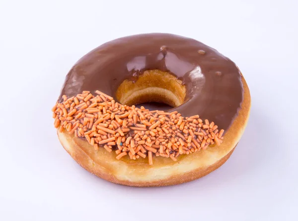 Donut or chocolate donut on a background. — Stock Photo, Image