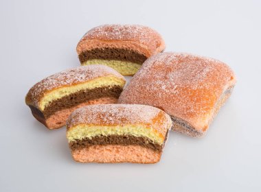 bir arka plan üzerinde çörek veya şeker çörek.