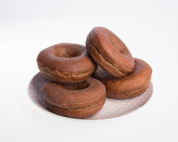 Rosquilla o rosquilla fresca sobre un fondo . —  Fotos de Stock