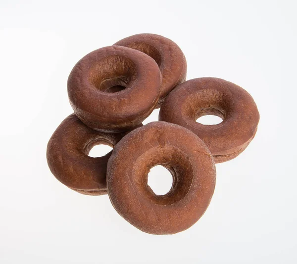 Rosquilla o rosquilla fresca sobre un fondo . —  Fotos de Stock