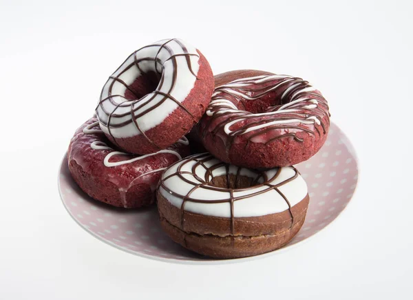 Donut oder frischer Donut auf einem Hintergrund. — Stockfoto