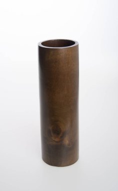 Vazo ya da modern tarzı ev dekorasyonu için iyi tasarlanmış ahşap vazo