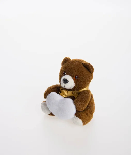 Игрушка или игрушка медведя на заднем плане . — стоковое фото