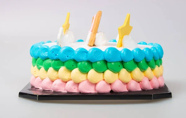 Cake or birthday cake on a background. — Stock Photo, Image