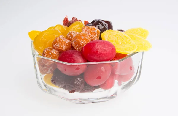 Frutas conservadas o mezclar frutas conservadas en el fondo . —  Fotos de Stock