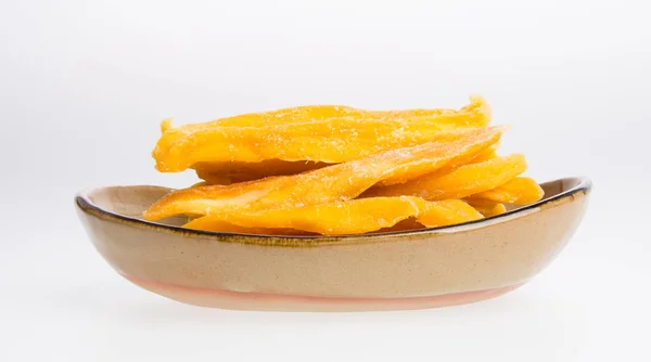 Dried Mango or Dried Mango slices on a background. — Stock Photo, Image