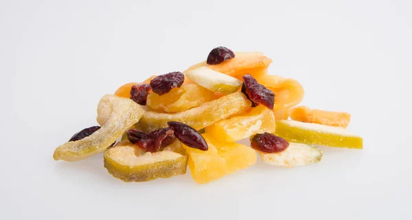 Dried fruits or assorted preserved fruits on background. — Stock Photo, Image