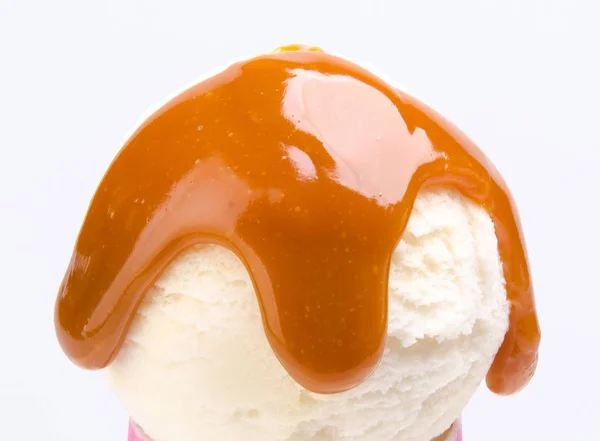 Dondurma Topingler ile tepesinde — Stok fotoğraf