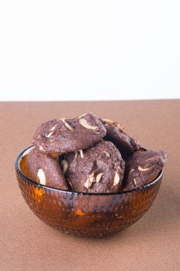 badem çikolata Çerezler özgeçmişlerine yongaları.