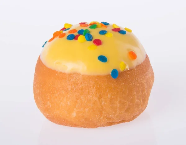 Doce mini donut no fundo — Fotografia de Stock