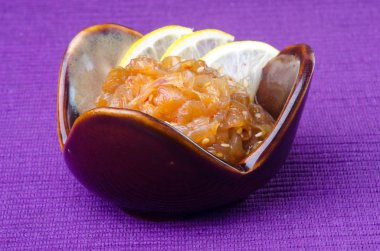 cozinha japonesa. comida japonesa no fundo