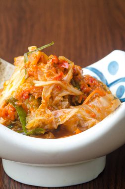 Kimchi. Kimchi arka planda